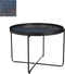 Mica Decorations Elvira Bijzettafel - H44 x Ø60 cm - Ijzer - Blauw
