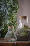 Mica Decorations Emily Voorraadpot - H24,5 x Ø22,5 cm - Gerecycled Glas - Transparant