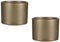 Mica Decorations Era Bloempot - H10 x Ø12 cm - Reliëf - Goud