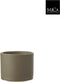 Mica Decorations Era Bloempot - H10 x Ø12 cm - Reliëf - Groen