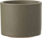 Mica Decorations Era Bloempot - H10 x Ø12 cm - Reliëf - Groen