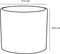 Mica Decorations Era Bloempot - H14,5 x Ø17,5 cm - Glans - Wit