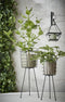 Mica Decorations Era Bloempot - H14,5 x Ø17,5 cm - Reliëf - Groen