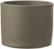 Mica Decorations Era Bloempot - H14,5 x Ø17,5 cm - Reliëf - Groen