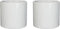 Mica Decorations Era Bloempot - H17,5 x Ø19,5 cm - Glans - Wit