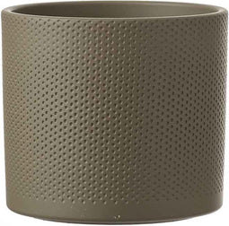 Mica Decorations Era Bloempot - H17,5 x Ø19,5 cm - Reliëf - Groen