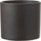 Mica Decorations Era Bloempot - H26 x Ø28 cm - Reliëf - Mat - Zwart