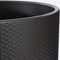 Mica Decorations Era Bloempot - H26 x Ø28 cm - Reliëf - Mat - Zwart