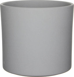 Mica Decorations Era Bloempot - H26 x Ø28 cm - Ruw - Grijs