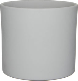 Mica Decorations Era Bloempot - H26 x Ø28 cm - Ruw - Lichtgrijs