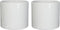 Mica Decorations Era Bloempot - H31 x Ø32,5 cm - Wit