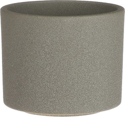 Mica Decorations - Era pot round l. green sand - h10xd12cm