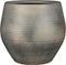Mica Decorations Esta Bloempot - 33x33x28 cm - Terracotta - Grijs