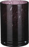 Mica Decorations Estelle Vaas - 17x17x23 cm - Glas - Zwart