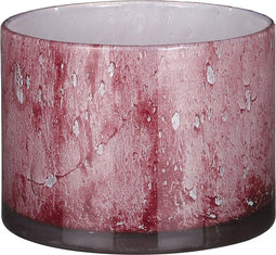Mica Decorations Estelle Vaas - 22x22x16 cm - Glas - Lichtroze