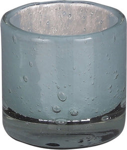 Mica Decorations Estelle Vaas - 8x8x8 cm - Glas - Lichtblauw