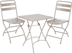 Mica Decorations Evita Bistroset - Set van 3 - Metaal - Bruin
