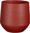 Mica Decorations Evora Bloempot - 24x24x23 cm - Donkerrood