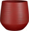 Mica Decorations Evora Bloempot - 37x37x34 cm - Donkerrood
