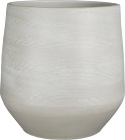 Mica Decorations Evora Bloempot - 40x40x39 cm - Lichtgrijs