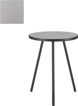 Mica Decorations Exelsa Bijzettafel - H51 x Ø39 cm - Ijzer Wit