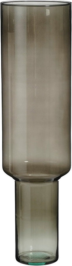 Mica Decorations Fallon Vaas - 19x19x70 cm - Glas - Zwart