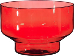 Mica Decorations Fallon Vaas - 29x29x20 cm - Glas - Rood