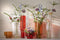 Mica Decorations Fallon Vaas - 29x29x20 cm - Glas - Rood