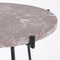 Mica Decorations Farah Bijzettafel - H45 x Ø43 cm - Metaal - Lichtbruin