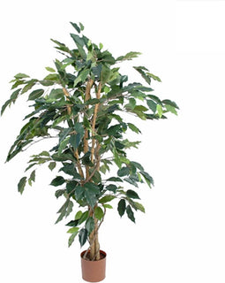 Mica Decorations Ficus Kunstplant - H110 x Ø65 cm - Groen