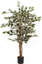 Mica Decorations Ficus Kunstplant - H110 x Ø70 cm - Groen Bont