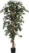 Mica Decorations Ficus Kunstplant - H180 x Ø100 cm - groen