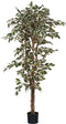 Mica Decorations Ficus Kunstplant - H180 x Ø90 cm - Groen Bont