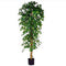 Mica Decorations Ficus Kunstplant - H210 x Ø100 cm - groen