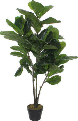 Mica Decorations Ficus Lyrata Kunstplant - H120 x Ø60 cm - Groen