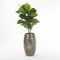 Mica Decorations Ficus Lyrata Kunstplant - H75 x Ø60 cm - Groen