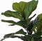 Mica Decorations Ficus Lyrata Kunstplant in Bloempot Stan - H35 x Ø45 cm - Groen Bont