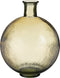 Mica Decorations Firenza Fles Vaas - H42 x Ø34 cm - Gerecycled Glas - Lichtbruin