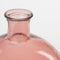 Mica Decorations Firenza Fles Vaas - H42 x Ø34 cm - Gerecycled Glas - Lichtroze