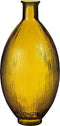 Mica Decorations Firenza Fles Vaas - H59 x Ø29 cm - Gerecycled Glas - Oker