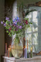 Mica Decorations Firenza Fles Vaas - H59 x Ø29 cm - Gerecycled Glas - Lichtbruin