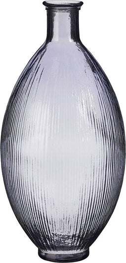 MICA DECORATIONS FIRENZA VAAS RECYCLED GLAS LILA - H59XD29CM
