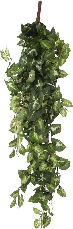 Mica Decorations Fittonia Kunst Hangplant - L15 x B30 x H80 cm - Groen
