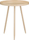Mica Decorations Flores Bijzettafel - H49 x Ø42 cm - Metaal - Beige
