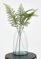 Mica Decorations Florine Fles Vaas - H44 x Ø22 cm - Gerecycled Glas - Transparant