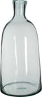 Mica Decorations Florine Fles Vaas - H58 x Ø26 cm - Gerecycled Glas - Transparant