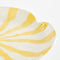 Mica Decorations Flower Cake Stand - H10,5 x Ø21 cm - Dolomite - Yellow