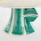 Mica Decorations Flower Cake Stand - H10,5 x Ø21 cm - Dolomite - Yellow