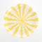 Mica Decorations Flower Cake Stand - H10,5 x Ø21 cm - Dolomite - Yellow