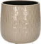 Mica Decorations Floyd Bloempot - H23,5 x Ø28 cm - Grijs